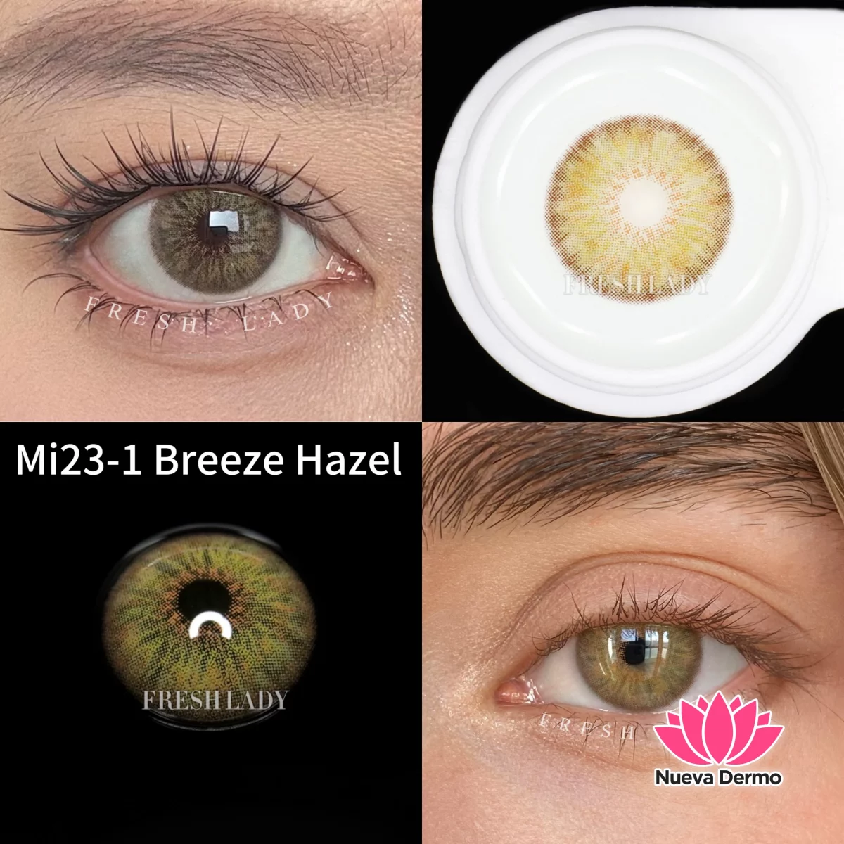 Lentes de contacto Freshlady Breeze Hazel Mi23-1