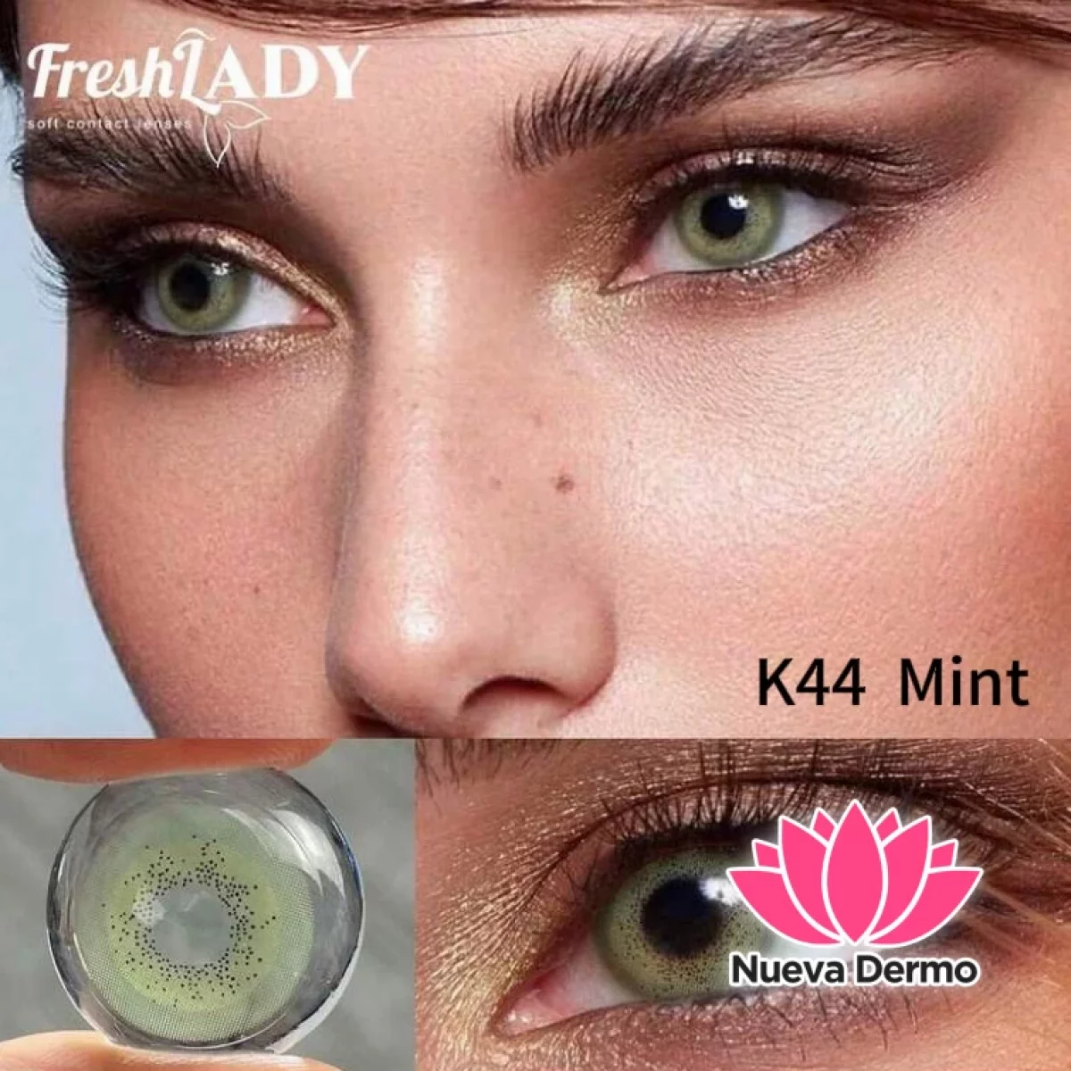 Lentes de contacto Freshlady Mint K44