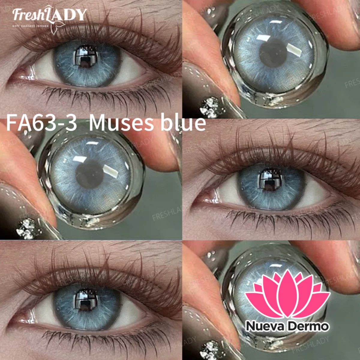 Lentes de contacto Freshlady Muses blue FA63-3