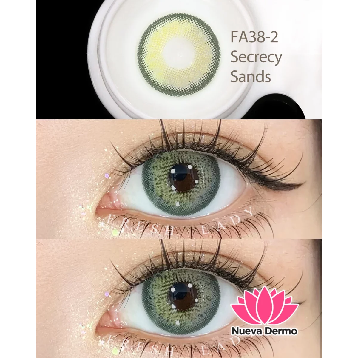 Lentes de contacto Freshlady Secrecy Sands FA38-2