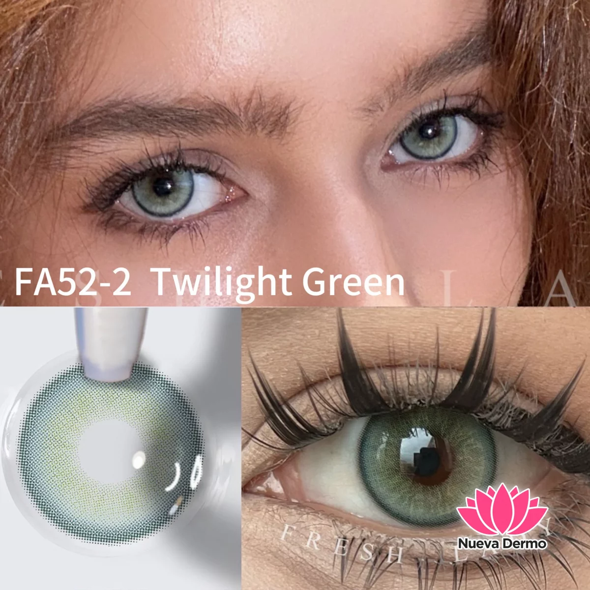 Lentes de contacto Freshlady Twilight Green FA52-2