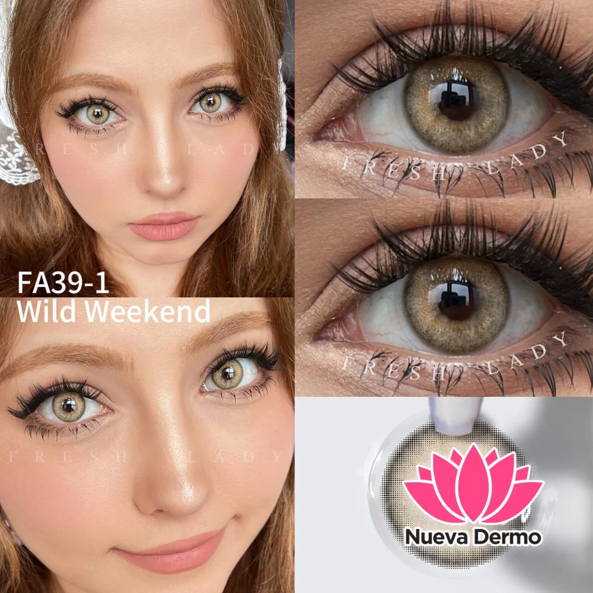 Lentes de contacto Freshlady Wild Weekend FA39-1