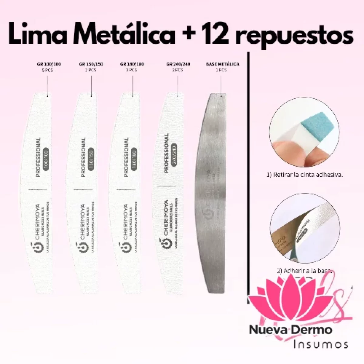 Lima Metálica + Repuestos - CHERIMOYA