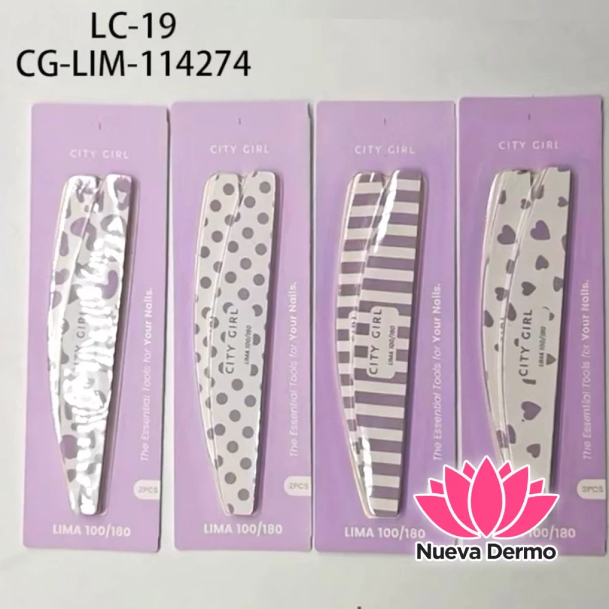 Lima para uñas 2 Pcs- CITY GIRL – LC-19/42740