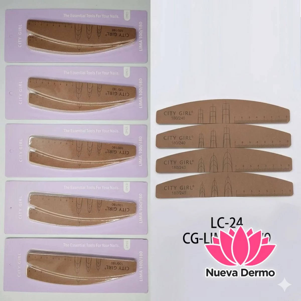 Lima para uñas 2 Pcs- CITY GIRL – LC-24/42795