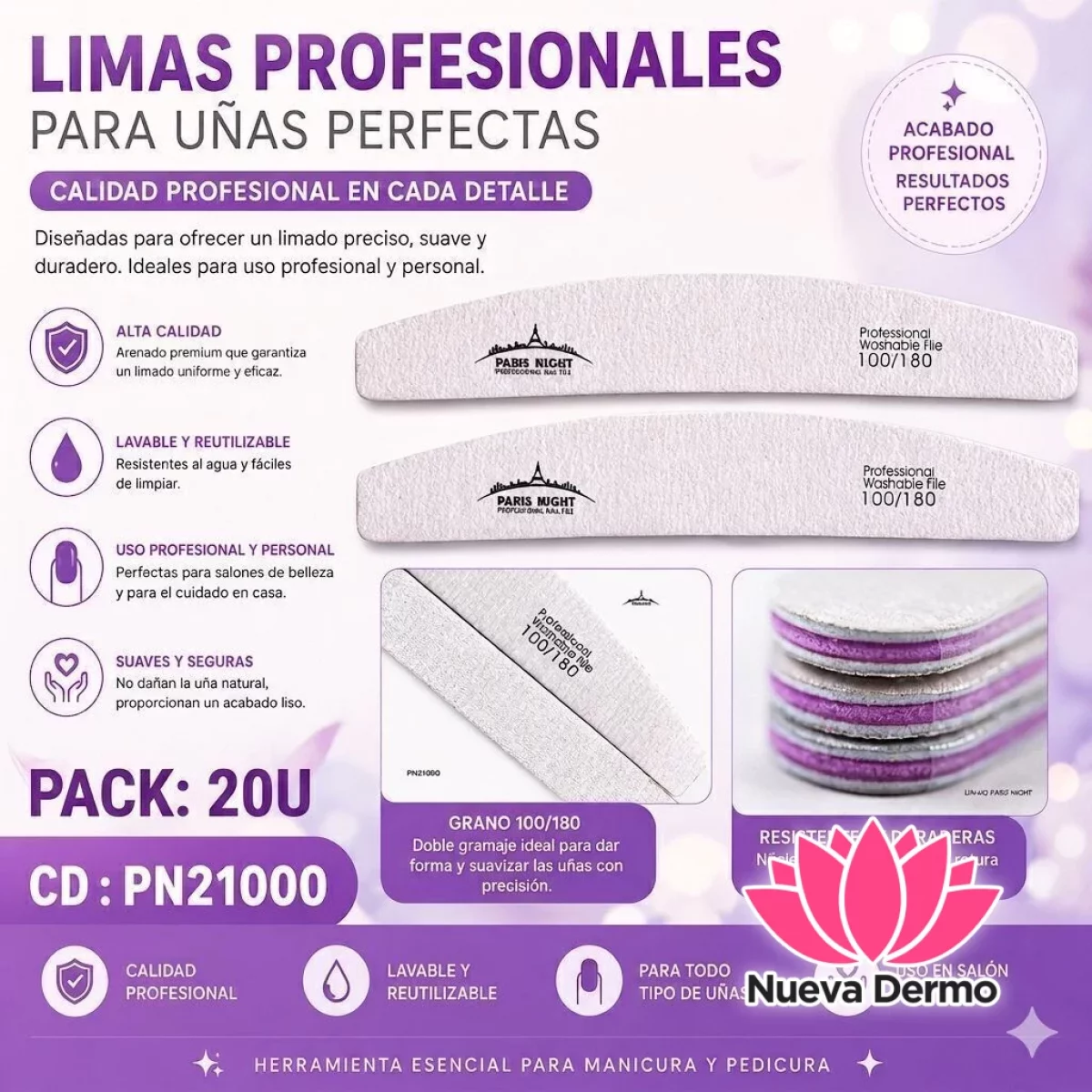 LIMA PARIS NIGHT 100/180 X20U CD: PN21000