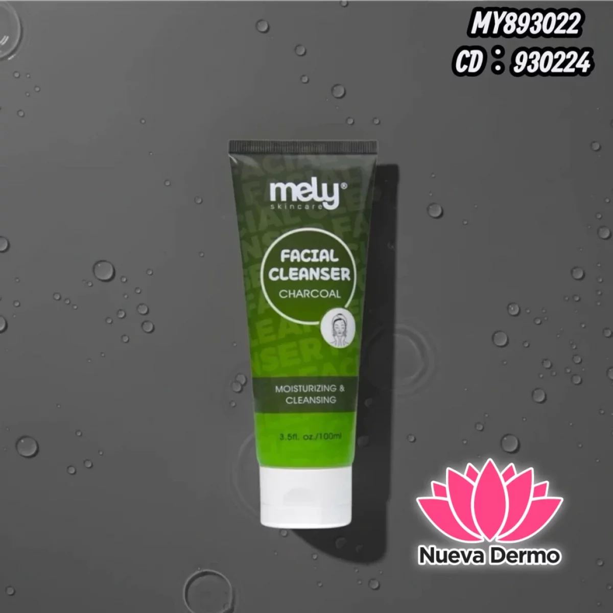 LIMPIADOR FACIAL MELY CON EXTRACTO DE CARBON CD:930224