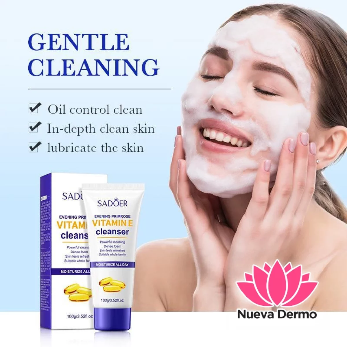 Limpiador Facial Onagla con Vitamina E