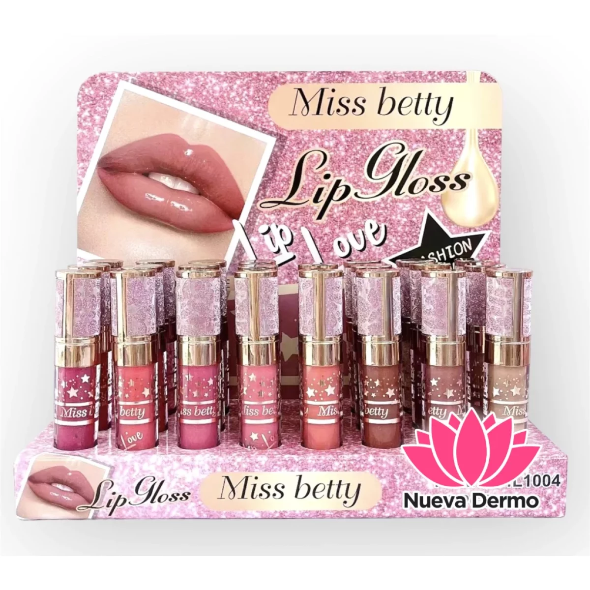 LIP GLOSS BRILLO LABIAL C/GLITTER MISS BETTY CD: DH75097