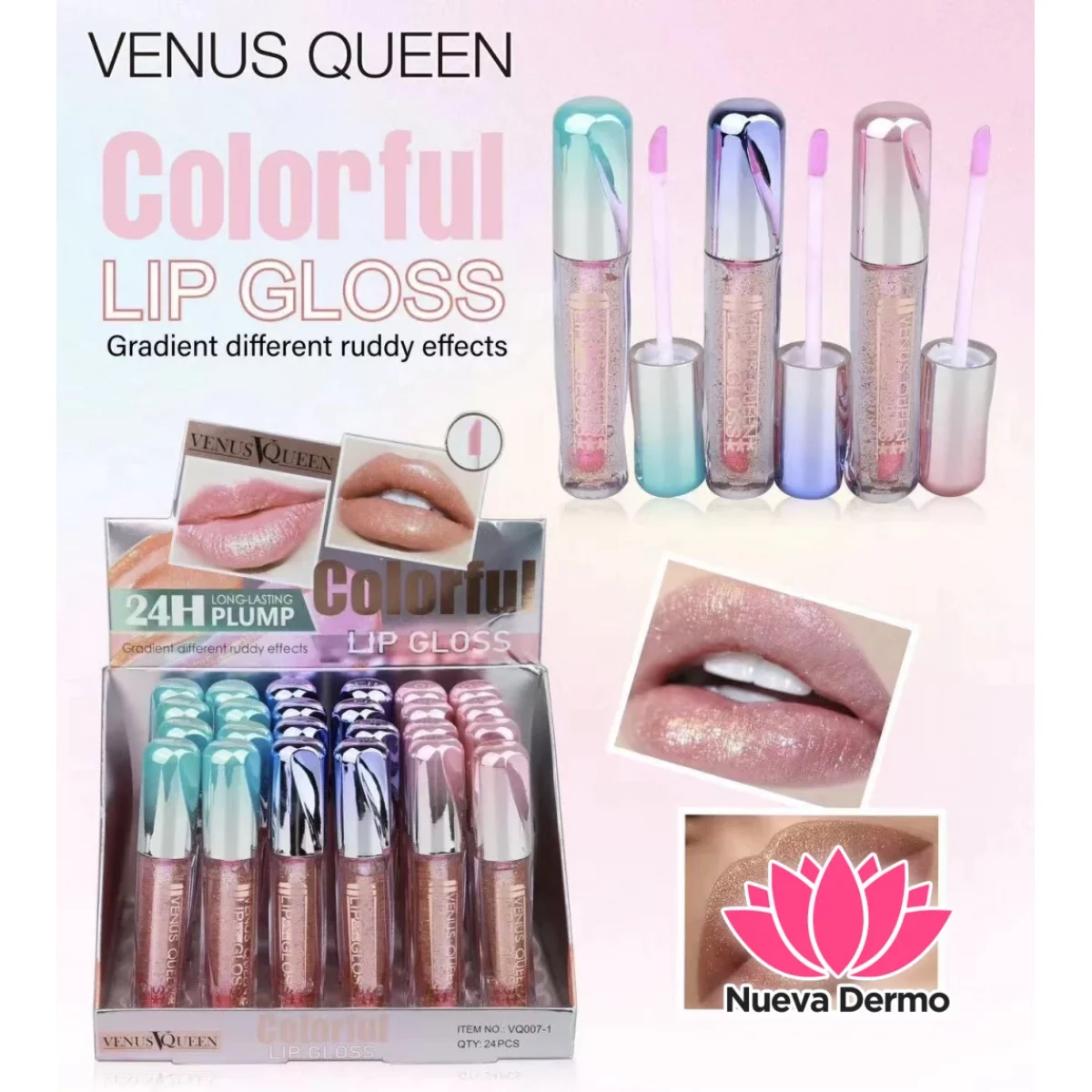 LIP GLOSS BRILLO LABIAL COLOR FUL VENUS QUEEN CD: DH75068