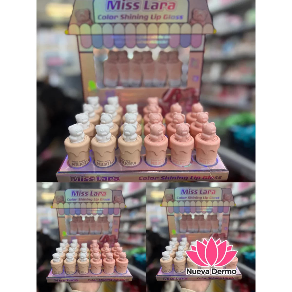 LIP GLOSS CON GLITTER DE MISS LARA