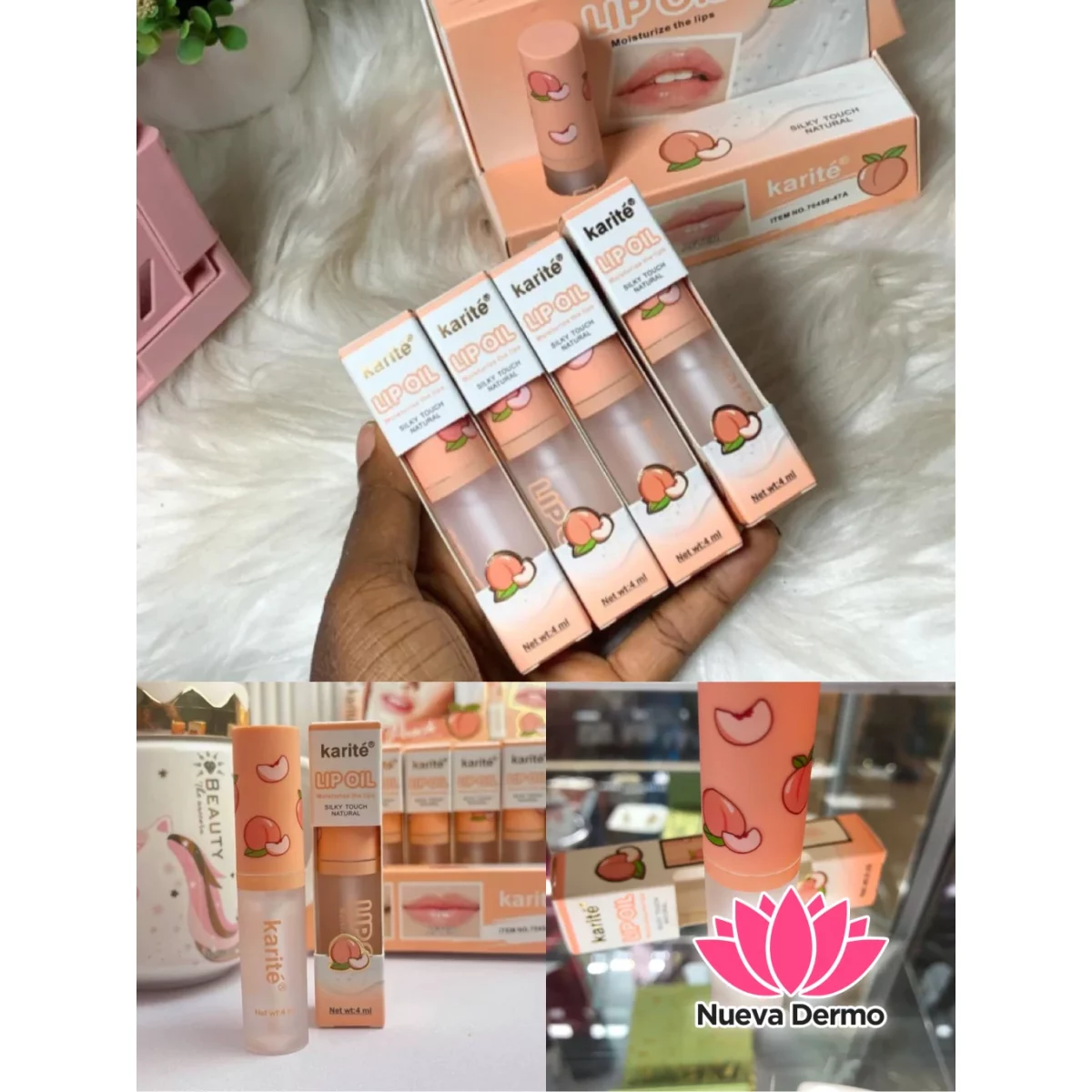 LIP GLOSS DE PEACH KARITE