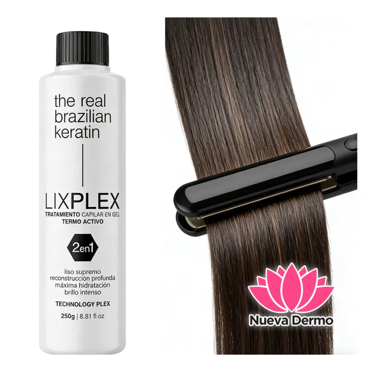 LixPlex x 250g. The Real Brazilian Keratin.