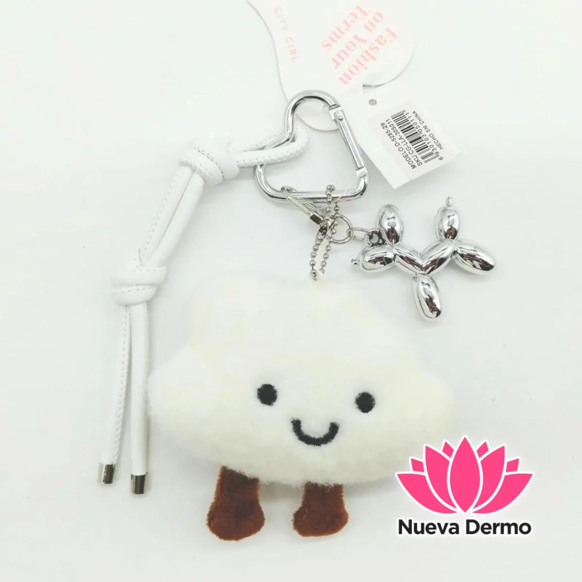 LLAVERO NUBE + PERRITO GLOBO – PAQUETE 12 UNIDADES
