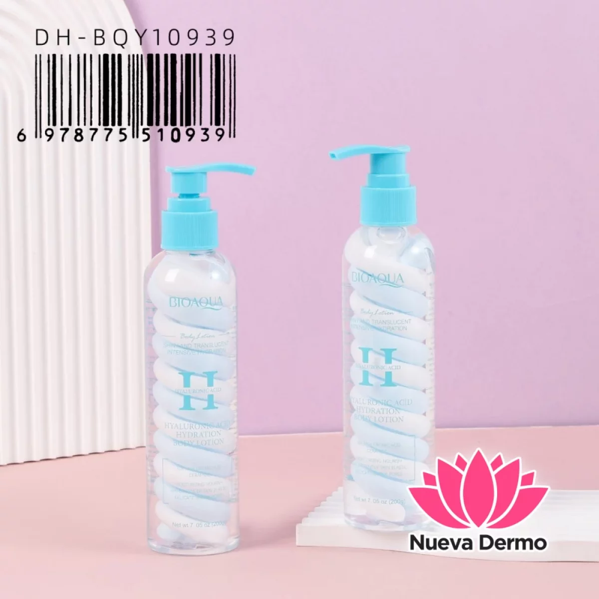 Loción Corporal Hidratante de Ácido Hialurónico Hyaluronic Acid Body Lotion Dh-BQY10939/510939 Bioaqua