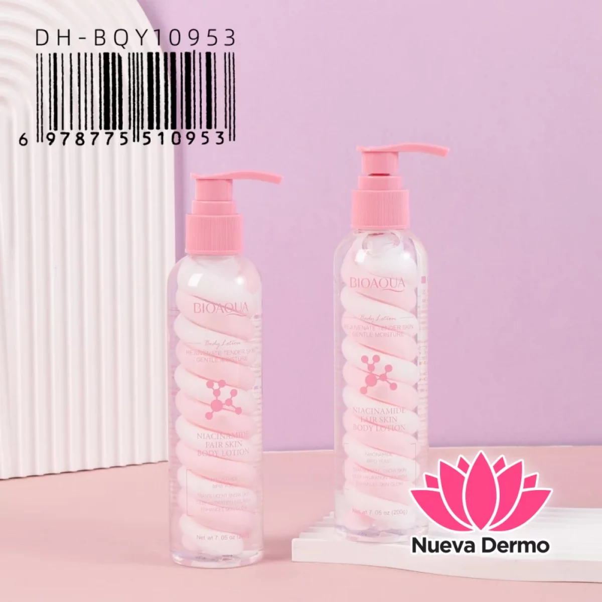 Loción Corporal Hidratante de Nicotinamida Niacinamide Fair Skin Dh-BQY10953/510953 Bioaqua