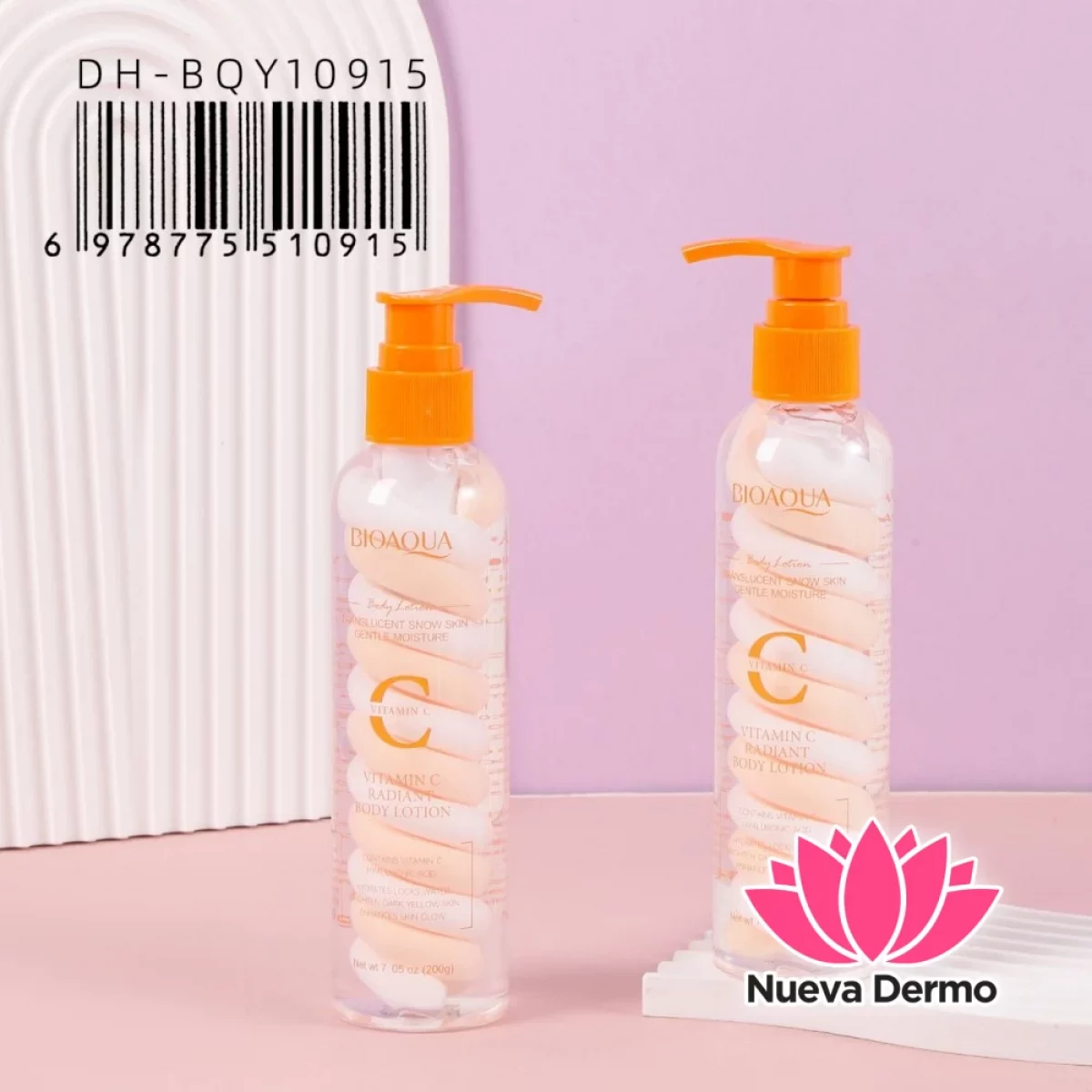 Loción Corporal Hidratante de Vitamina C Radiant Body Lotion Dh-BQY10915/510915 Bioaqua