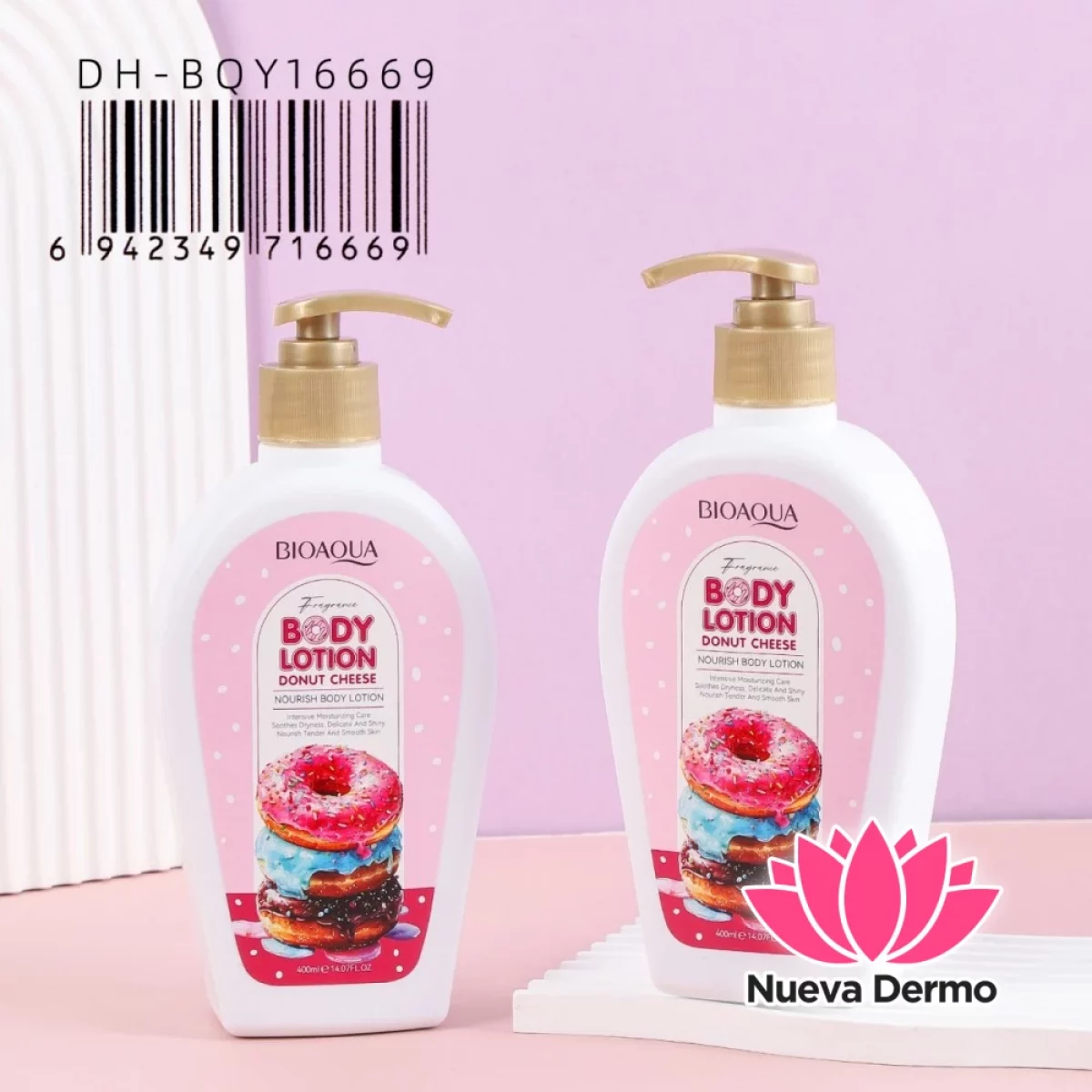 Loción Corporal Hidratante Donut Cheese Nourish Body Lotion Dh-BQY16669/716669 Bioaqua