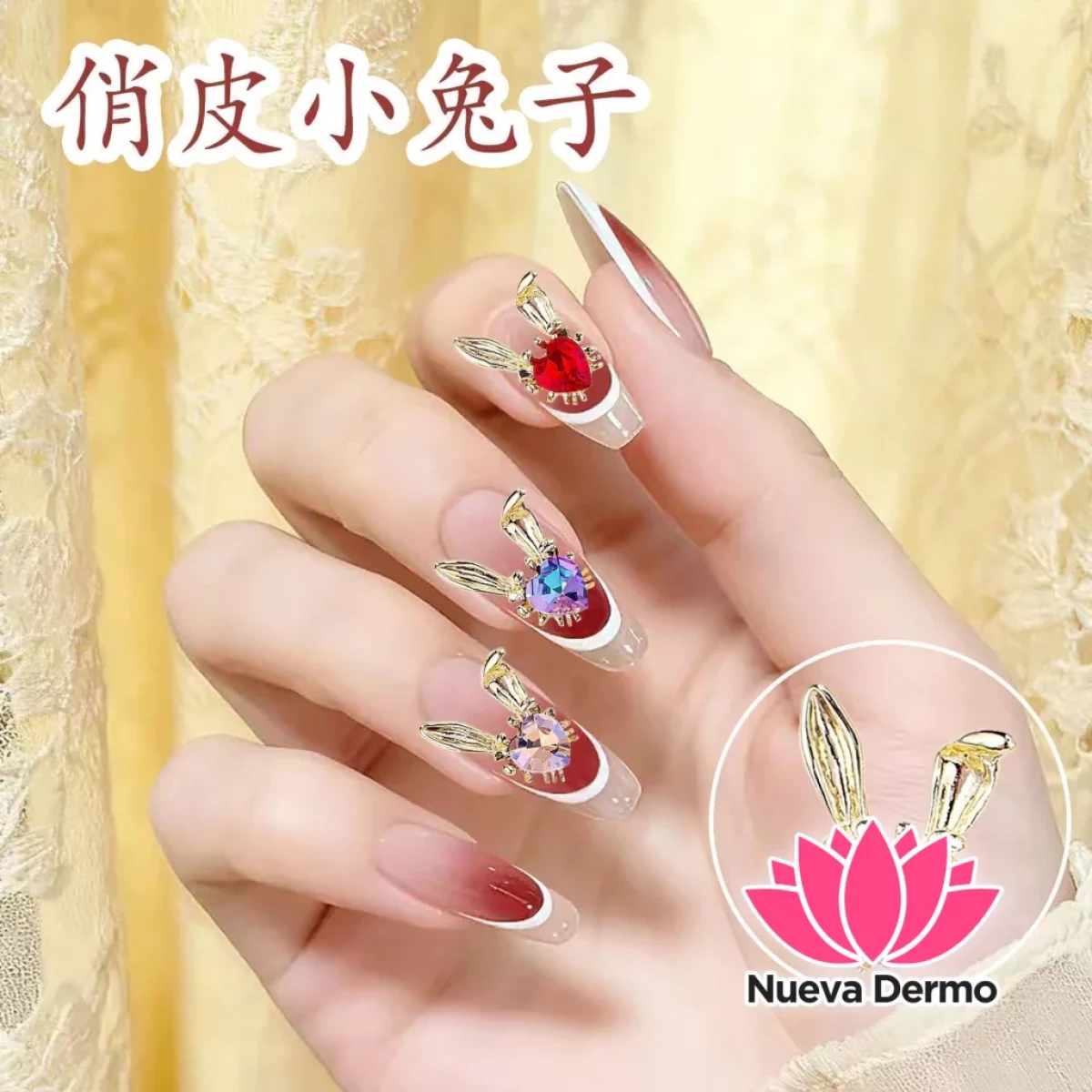 MAGIC GIRL ADORNO DECO PARA UNAS CONEJO MG-SP-007 6926043000071