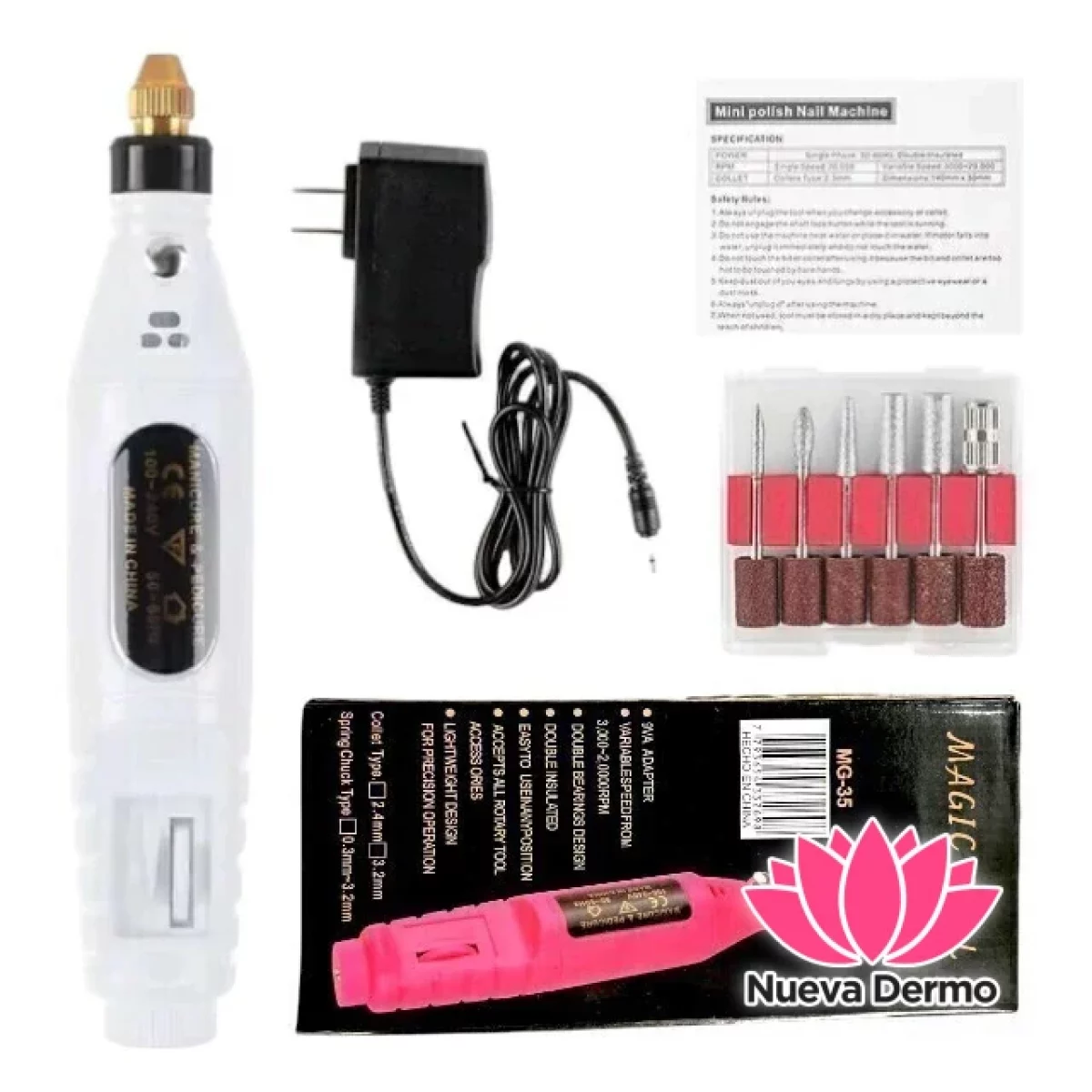 MAGIC GIRL TORNO EN LAPIZ C/ADAPTADOR MG-35/TORNO 7793654332698