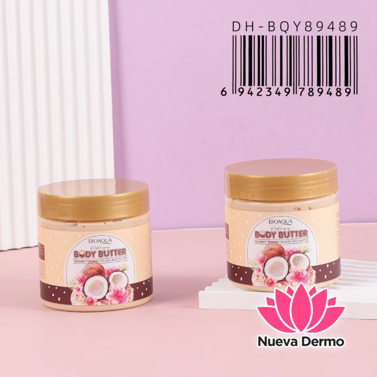 Manteca Corporal Hidratante Coconut Tiramisu Nourish Body Butter Dh-BQY89489/789489 Bioaqua