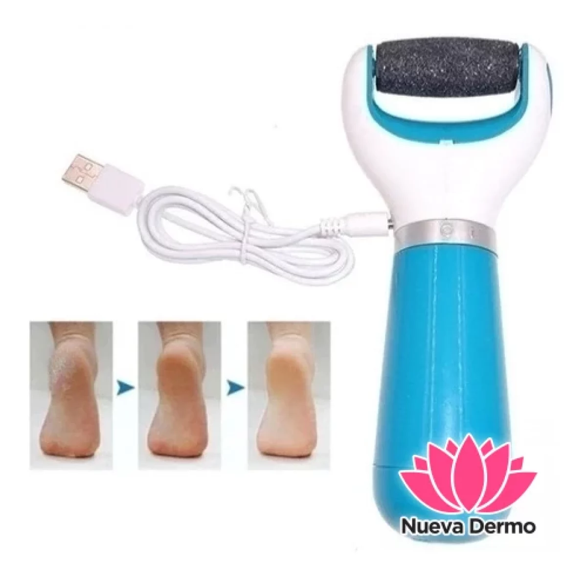 maquina exfoliador pies durezas lima usb...