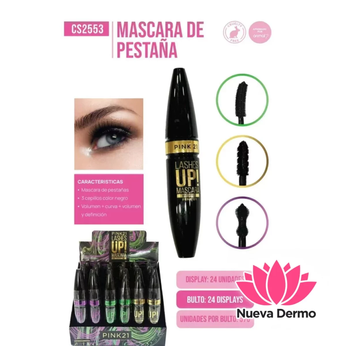 MASCARA BLACK PINK 21 CS2553