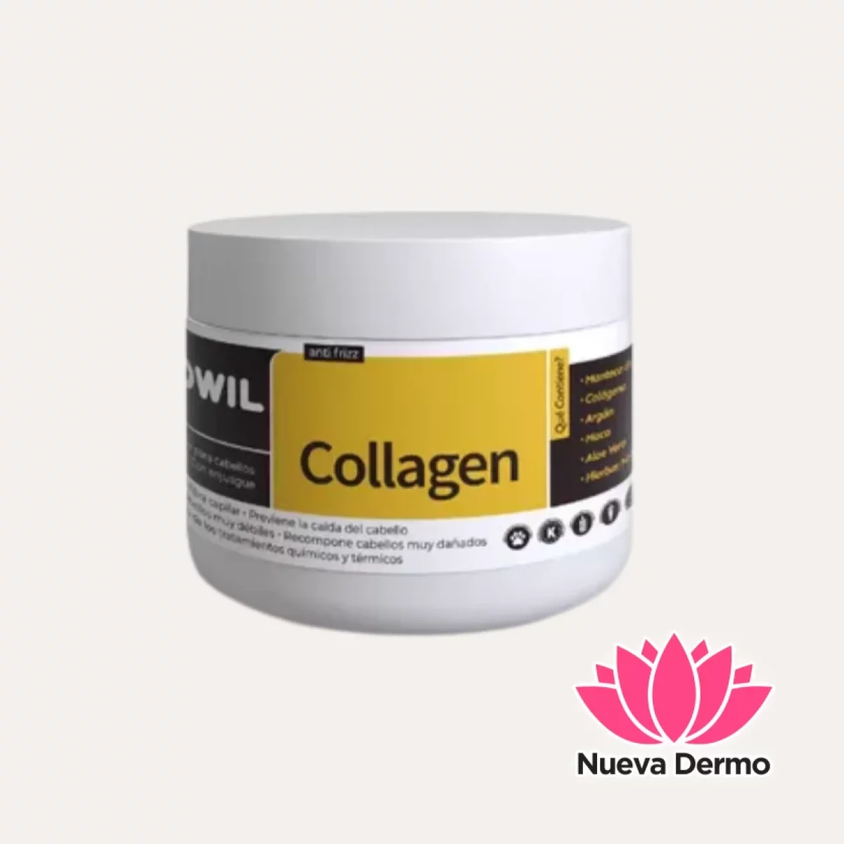 MASCARA CAPILAR COLLAGEN PARA CABELLOS MUY DAÑADOS 20g – OTOWIL