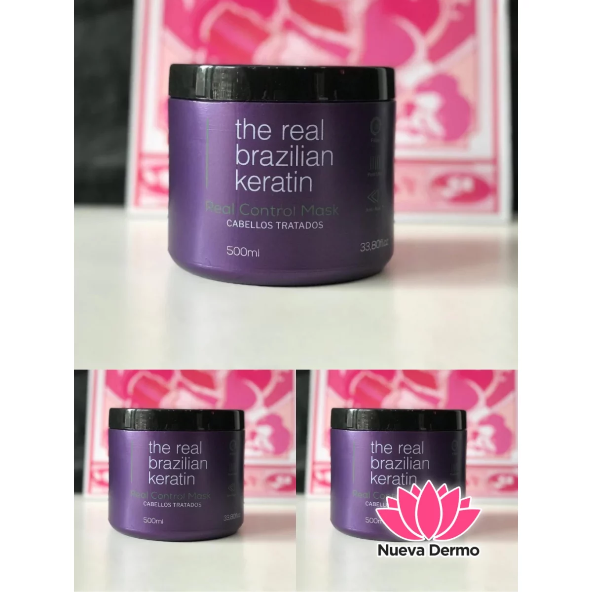 MÁSCARA CAPILAR REAL CONTROL MASK DE THE REAL BRAZILIAN