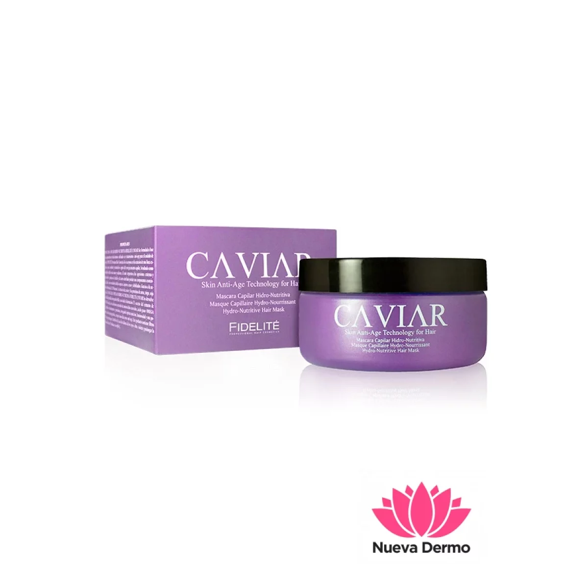 Mascara Caviar Cabello Hidro Nutritiva Fidelite 250ml