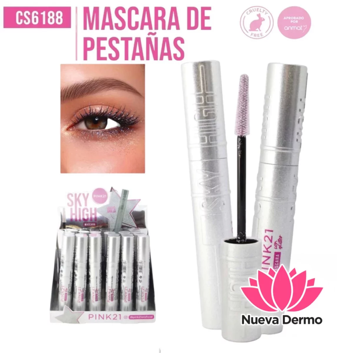 MASCARA DE PESTAÑAS PINK21 CD: CS6188