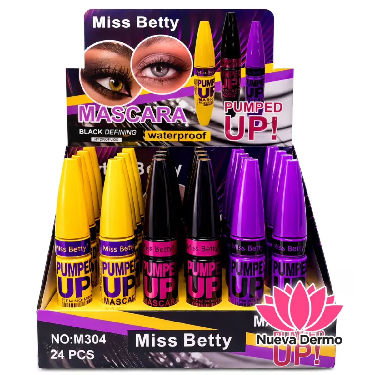 Máscara de pestañas Pumped Up Miss Betty...