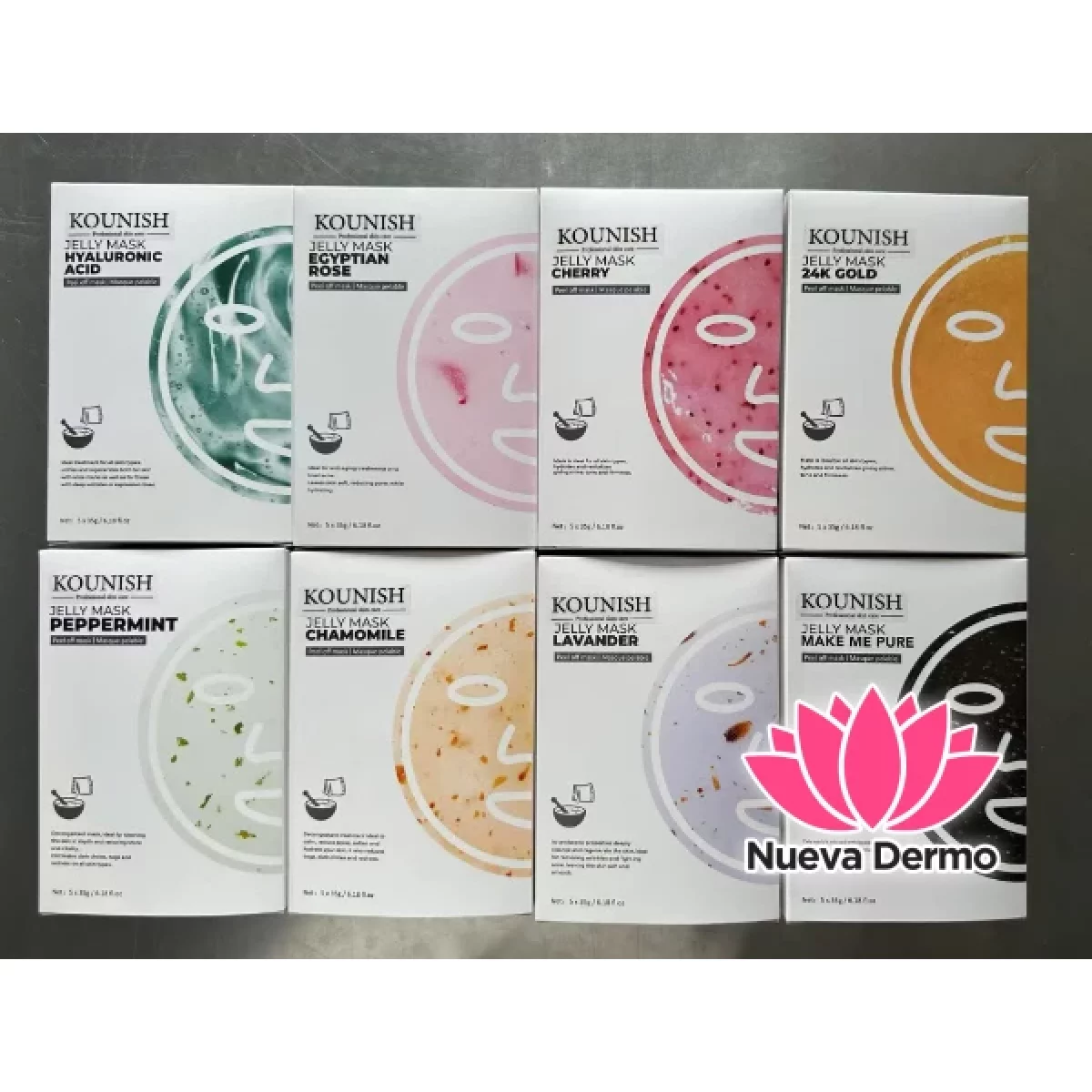 MASCARA FACIAL DE GELATINA KOUNISH NK-01