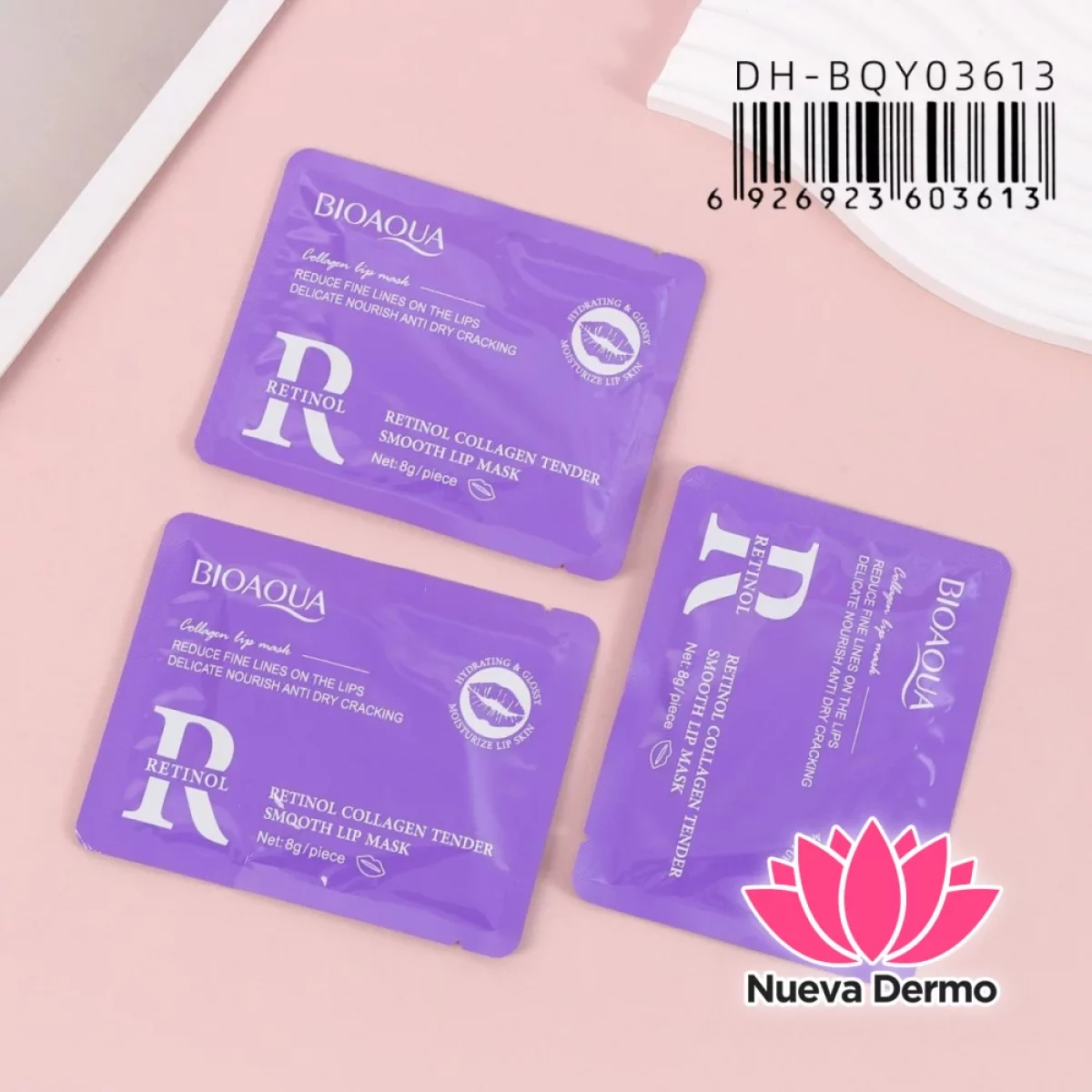 Máscara para Labios de Colágeno y Retinol Smooth Lip Mask Dh-BQY03613/603613 Bioaqua