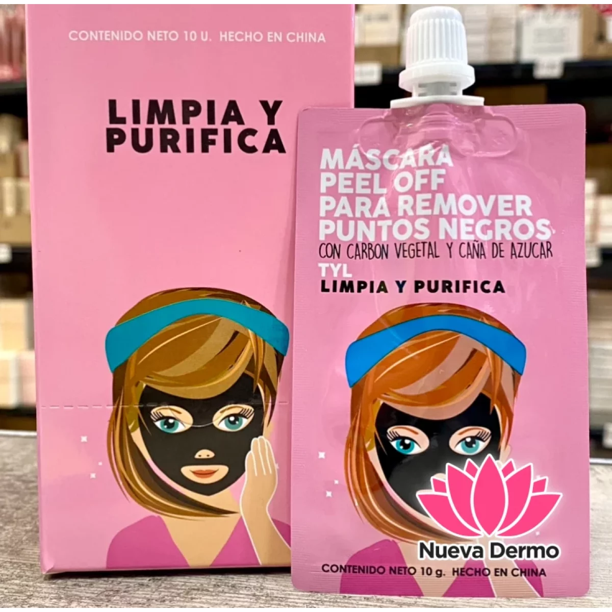 Mascara peel off puntos negros en sobre Thelma&Louise