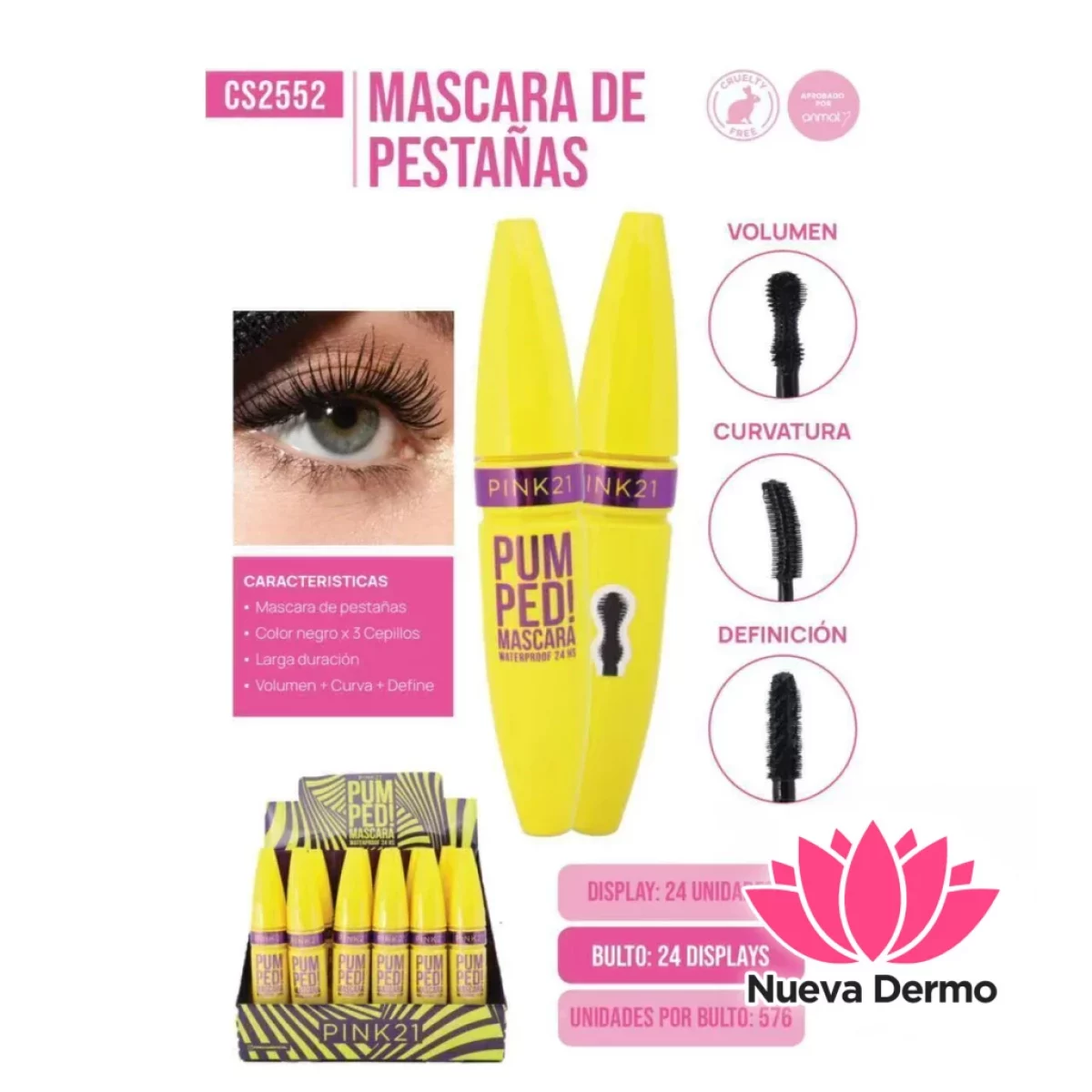 MASCARA PINK 21 CS2552