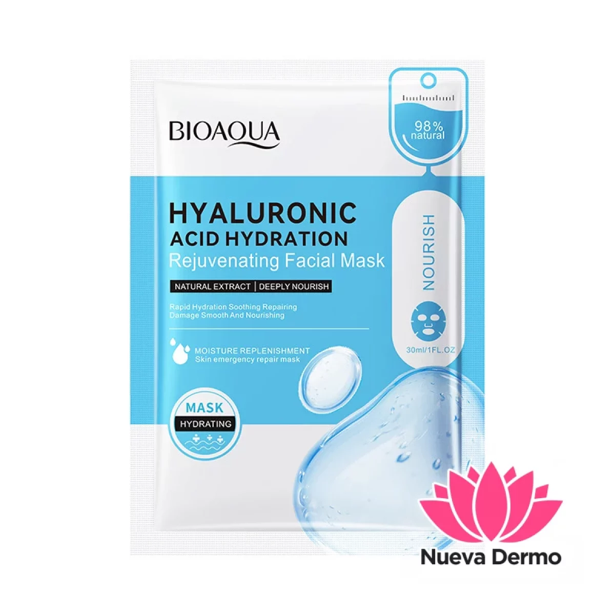 Mascarilla Acido Hialuronico Antimanchas Antiarrugas Antioxidante 80847