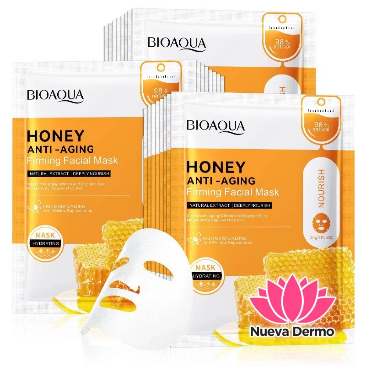 Mascarilla Antiedad y Reafirmante con Miel 30 G 56464