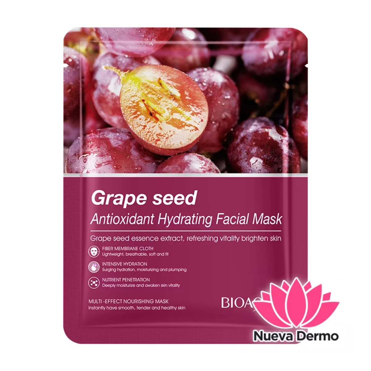 Mascarilla Antioxidante E Hidratante con Semilla de Uva 25 G 56211