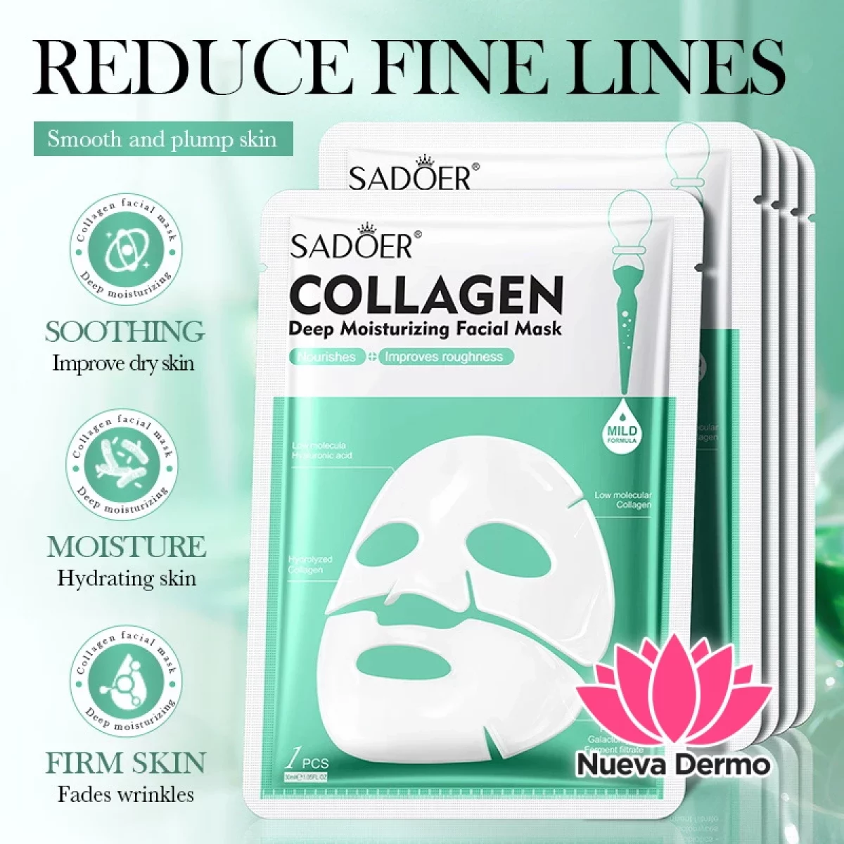 Mascarilla Bifásica de Colágeno Hidratación Profunda