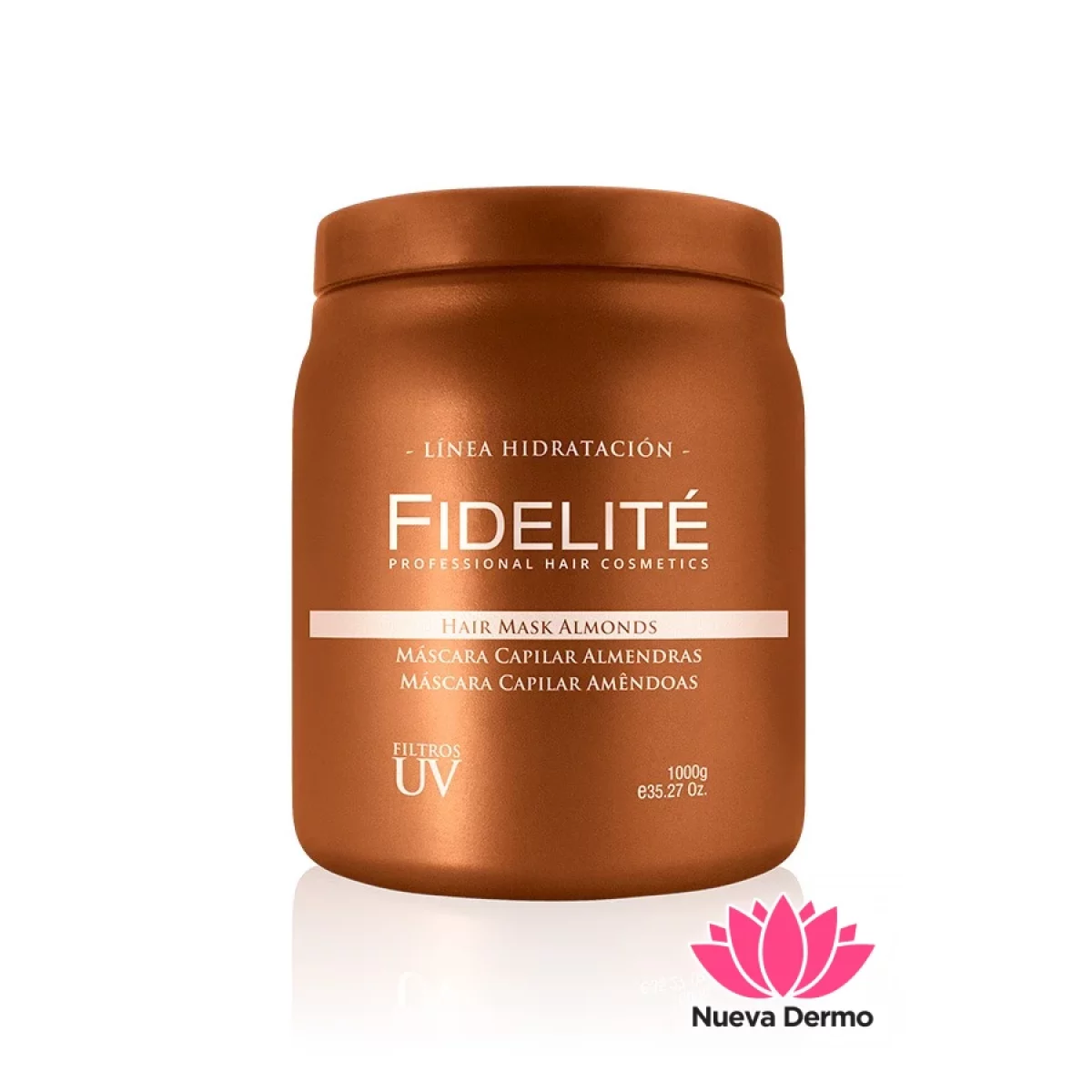 Mascarilla Capilar Almendras Hidratante Reparadora Fidelite 1000g
