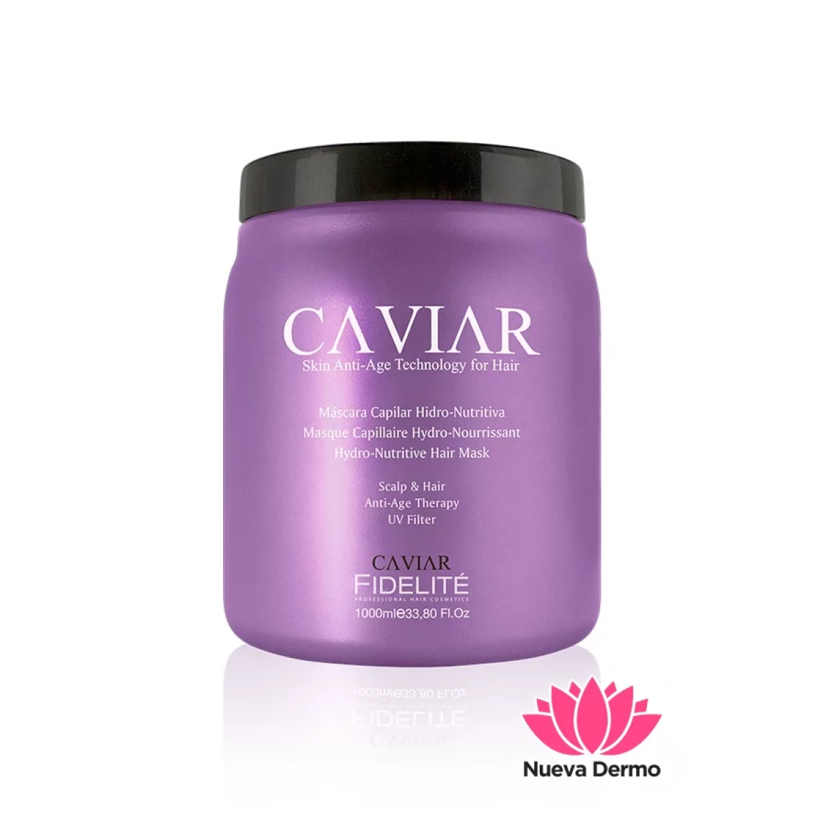 Mascarilla Capilar Caviar Hidro Nutritiva 1000g Fidelite