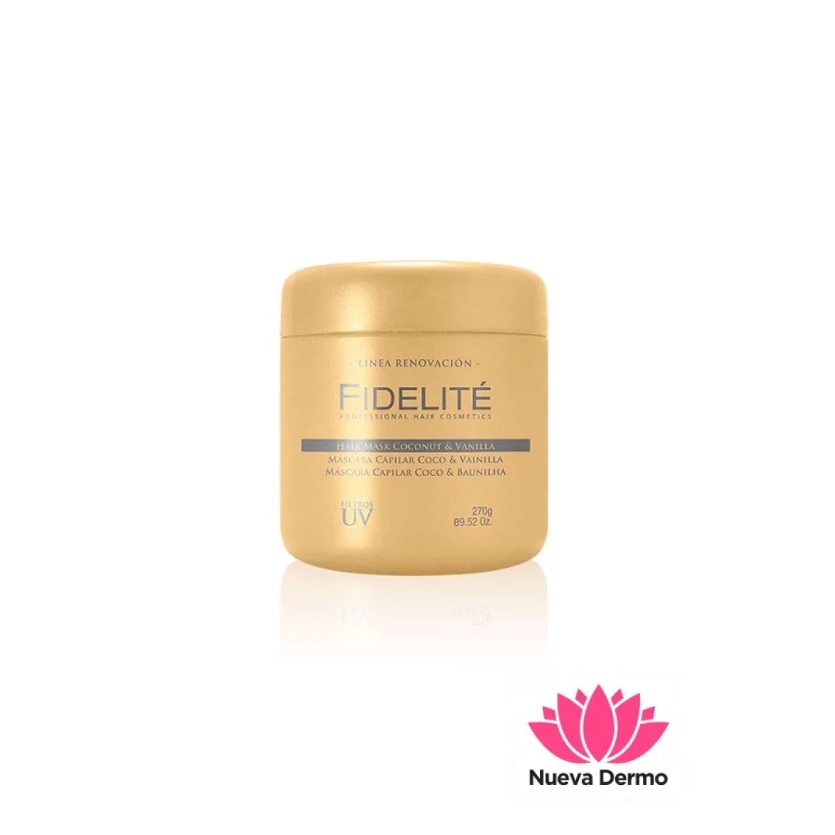 Mascarilla Capilar Coco Y Vainilla Fidelite 270g Reparadora 19201