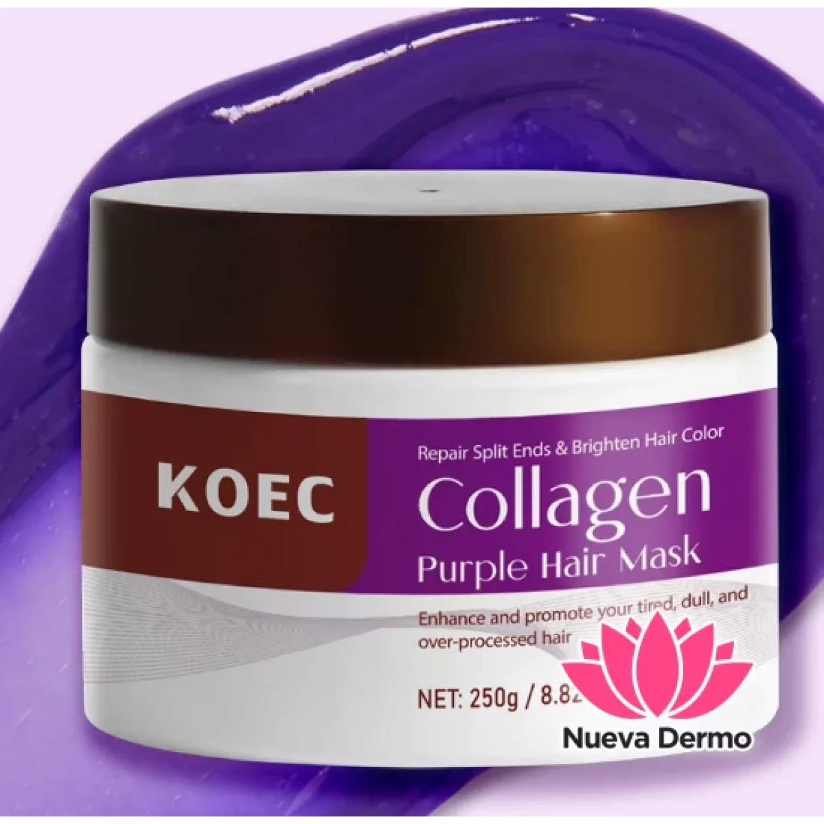 MASCARILLA CAPILAR DE COLAGENO PURPURA KOEC 250G KO10