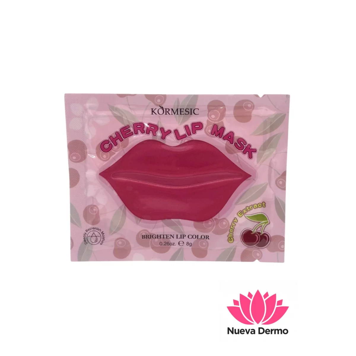 Mascarilla de colageno para labios cerez...