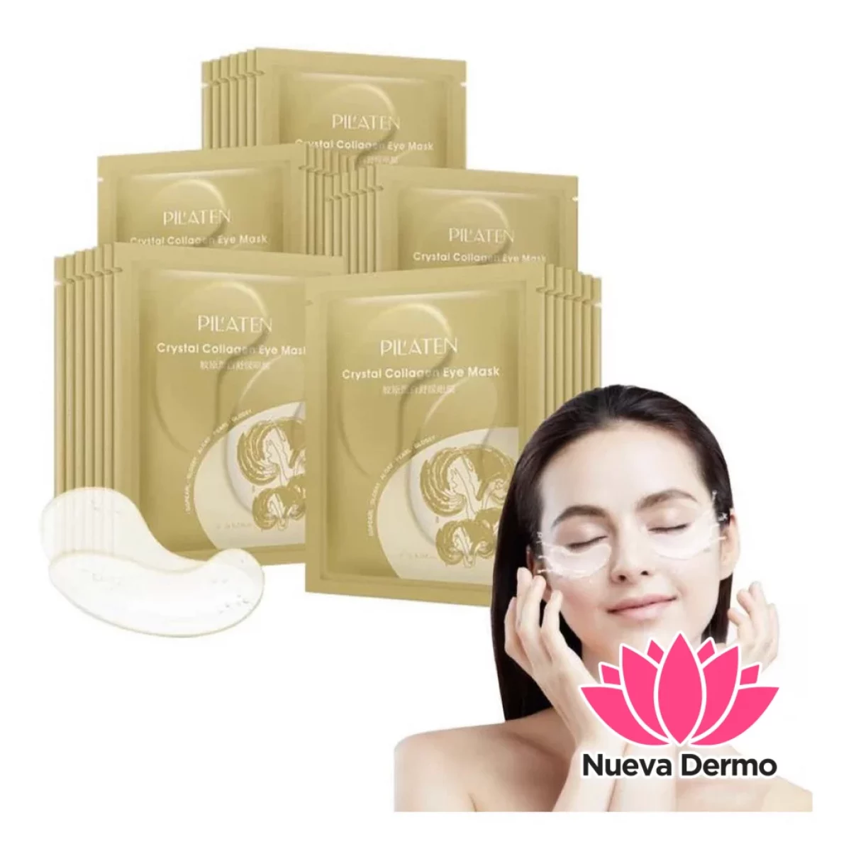 Mascarilla De Colageno Párpados Ojos Oje...