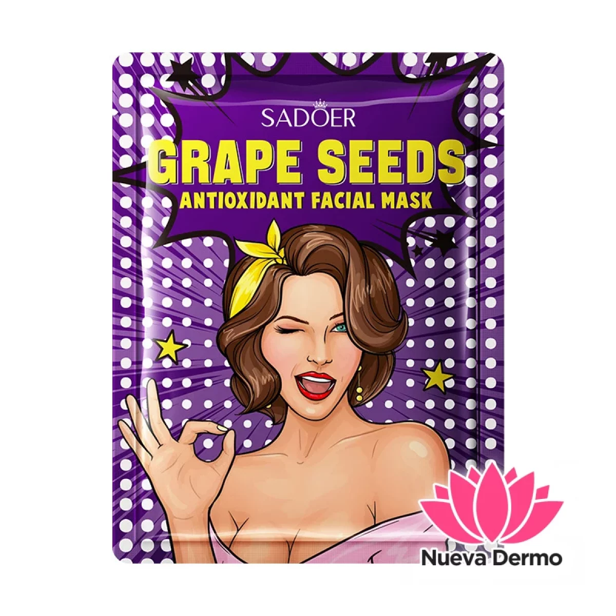 Mascarilla Diosa Antioxidante E Hidratante con Semilla de Uva 25 G 07537