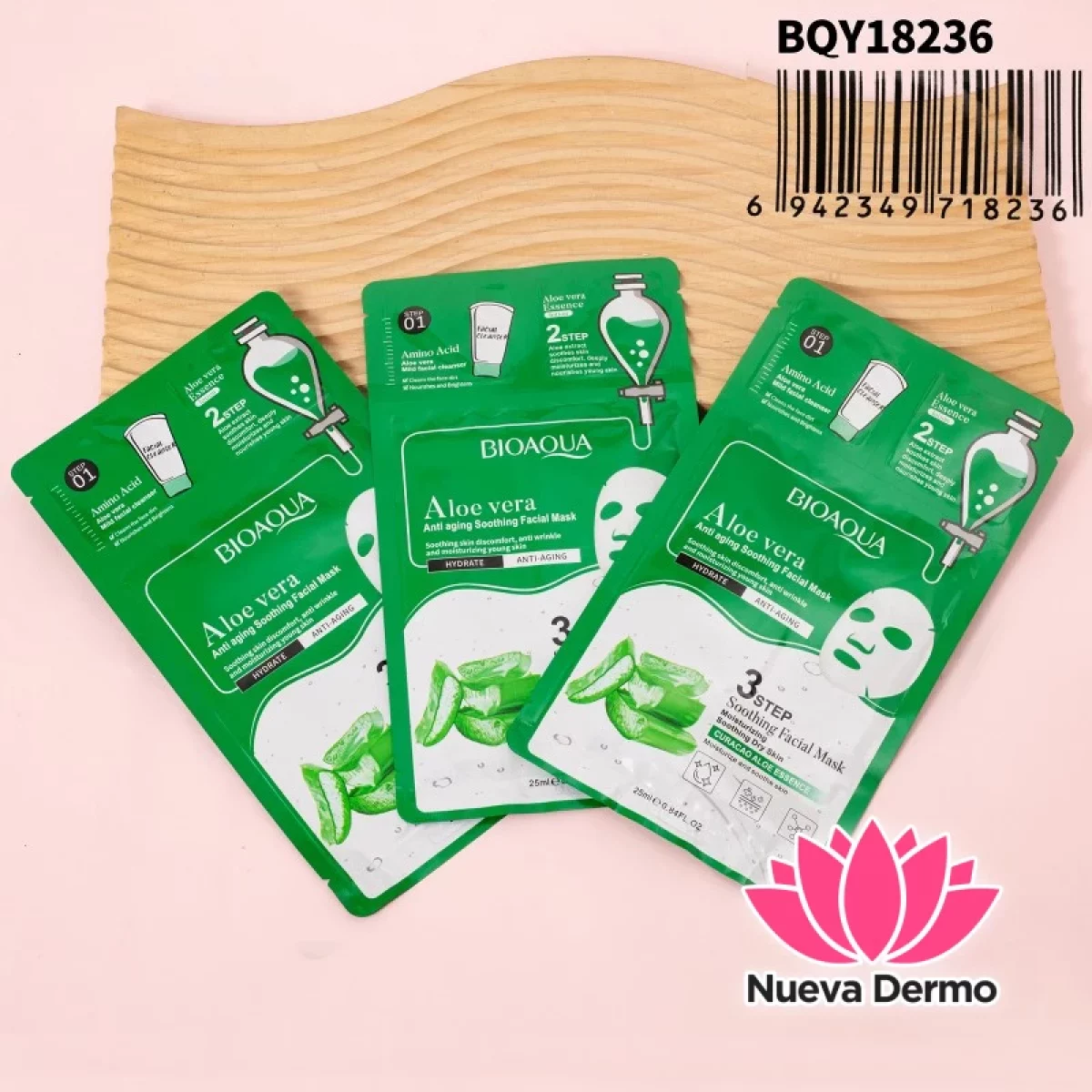 Mascarilla Facial 3 Pasos 4 Modelos Bioaoua Dh-BQY18205/Dh-BQY18212/Dh-BQY18236/Dh-BQY18229