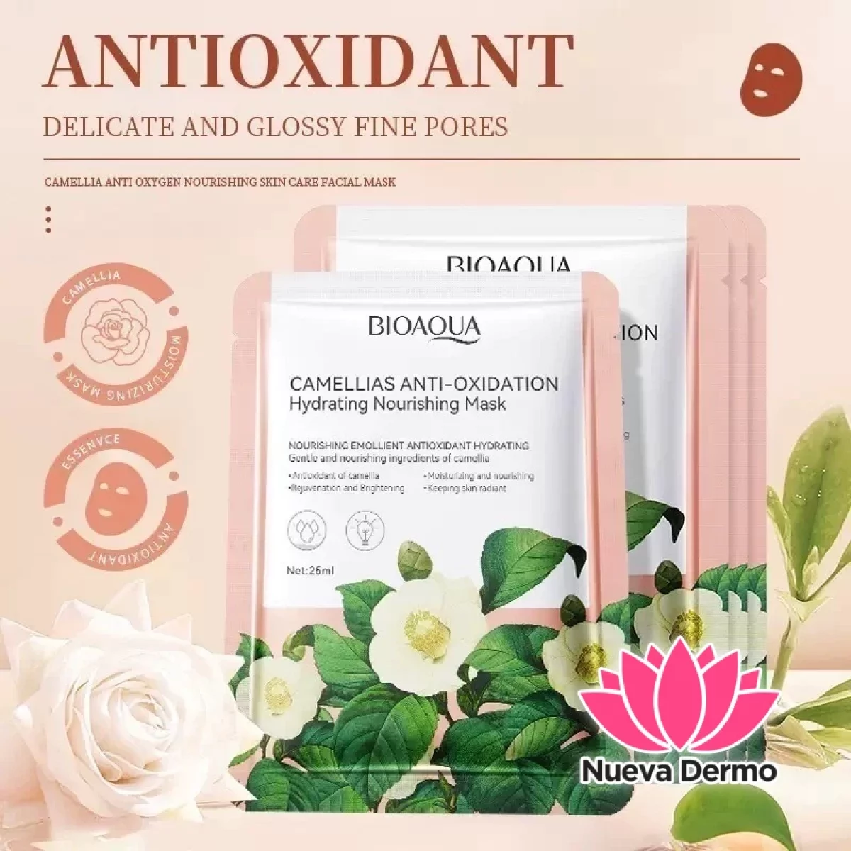 Mascarilla facial anti- oxidante Bioaqua