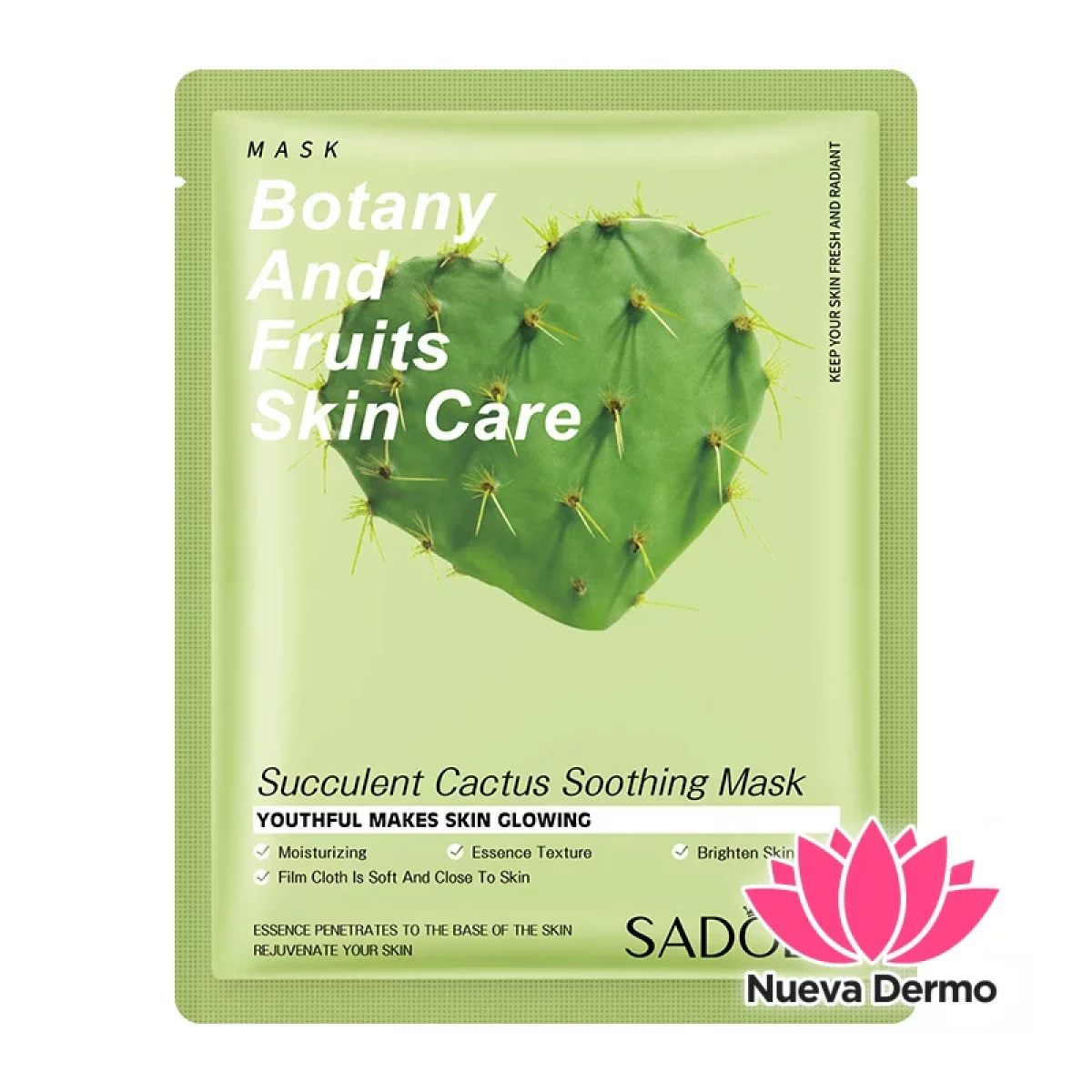 Mascarilla Facial Cactus Calmante Hidratante 13705
